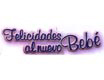 Felicidades Al Nuevo Bebè/New Baby Plaque-Spanish