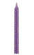 Glitter Candle- Purple