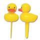 3-D Plastic Duck Picks