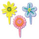 Flower Puffy Picks