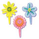Flower Puffy Picks