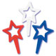 Red, White, & Blue Stars Silhouette Picks