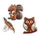 Rings - Squirrel & Owl