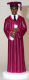 Graduation Figure-A.A. Boy w/ Burgundy Gown