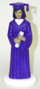 Graduation Figure-A.A. Girl w/ Purple Gown