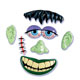 Monster Face Pop Top