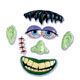 Monster Face Pop Top
