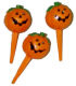 3-D Jack-O-Lantern Picks