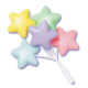 Star Balloon Cluster-Pastel