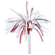 Red & White Tinsel Picks