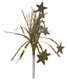 Gold and Silver Star Tinsel Picks