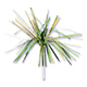 Green & Gold Tinsel Picks