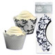 Cupcake Wrap- Black and White