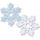 Plaque- Snowflake Glitter