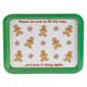 Metal Tray- Gingerbread