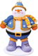 Royal 3-D Snowman with Scarf