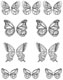 Gelatin Veining Sheet- Butterflies