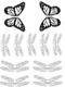 Gelatin Veining Sheet- Butterflies and Dragonflies