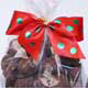Red and Green Twist Tie Bow