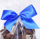 Royal Blue Twist Tie Bow