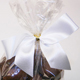 White Twist Tie Bow