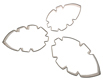Cutter Set - Palm Leaf