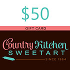 $50 Country Kitchen SweetArt Gift Card