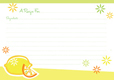 Lemon Twist Recipe Card