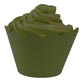 Cupcake Wrapper- Dark Green