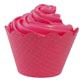 Cupcake Wrapper- Dark Strawberry Pink