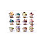 Notecards - Rows of Cupcakes