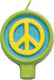 Candle - Peace Sign