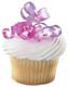 Small Ribbon Pick- Pink
