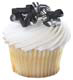 Small Ribbon Pick- Black and Silver