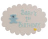 Gumpaste Plaque- Baby's 1st Birthday Boy