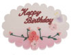 Gumpaste Plaque- Happy Birthday Roses