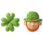 Rings- Leprechaun and Shamrock