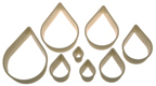 Nylon Cutter Set - Teardrop