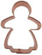Copper Cookie Cutter-Gingerbread Girl