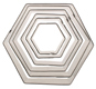 Cookie Cutter Set - Hexagon