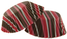 Standard Baking Cup - Pink & Brown Stripe