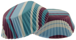 Standard Baking Cup - Purple & Blue Stripe