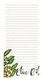 Magnetic Notepad- Olive Oil