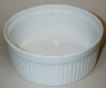 Individual Dessert Dish - White Porcelain