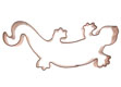 Copper Cookie Cutter- Gecko