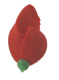 Small Rosebud-Red