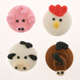 Sugar Layons - Assorted Farm Animals