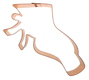 Copper Cookie Cutter - Ballet Slipper