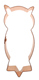 Copper Cookie Cutter - Owl