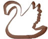 Copper Cookie Cutter-Swan